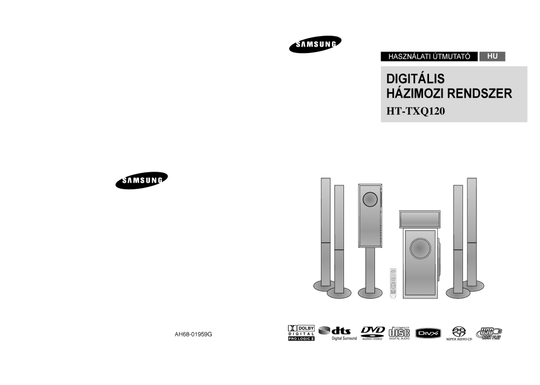 Samsung HT-TXQ120R/XET manual Sistema Home Cinema Digitale 