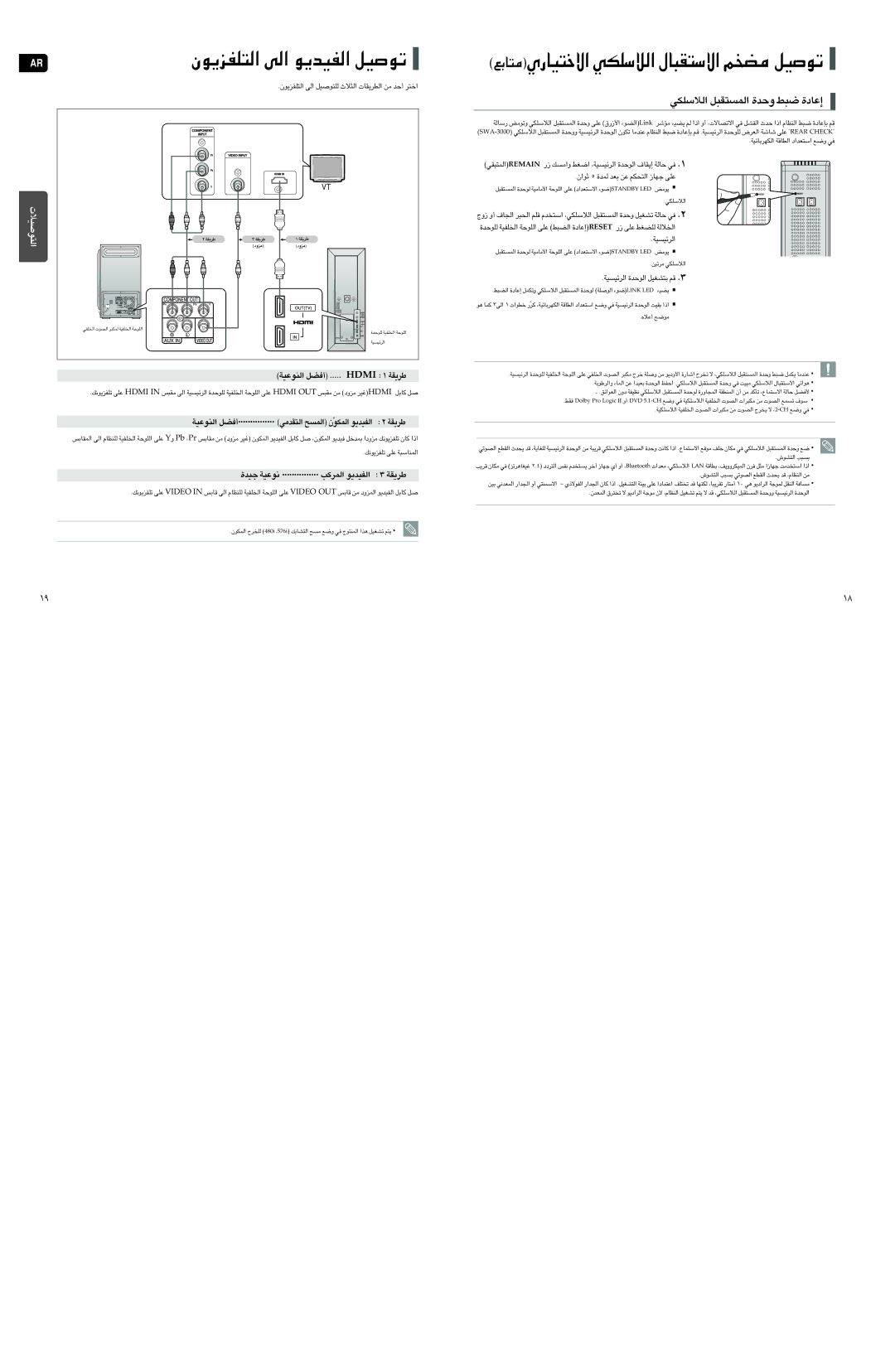 Samsung HT-TXQ120T/FAT manual «∞ößKJw «∞Lº∑I∂q …Ëb ∂j …≈´Uœ, «∞L∑∂Iw Niamer ¸ Ë«±ºp «Gj «∞dzOºOW, …«∞ub ≈¥IU· U∞W ≠w 