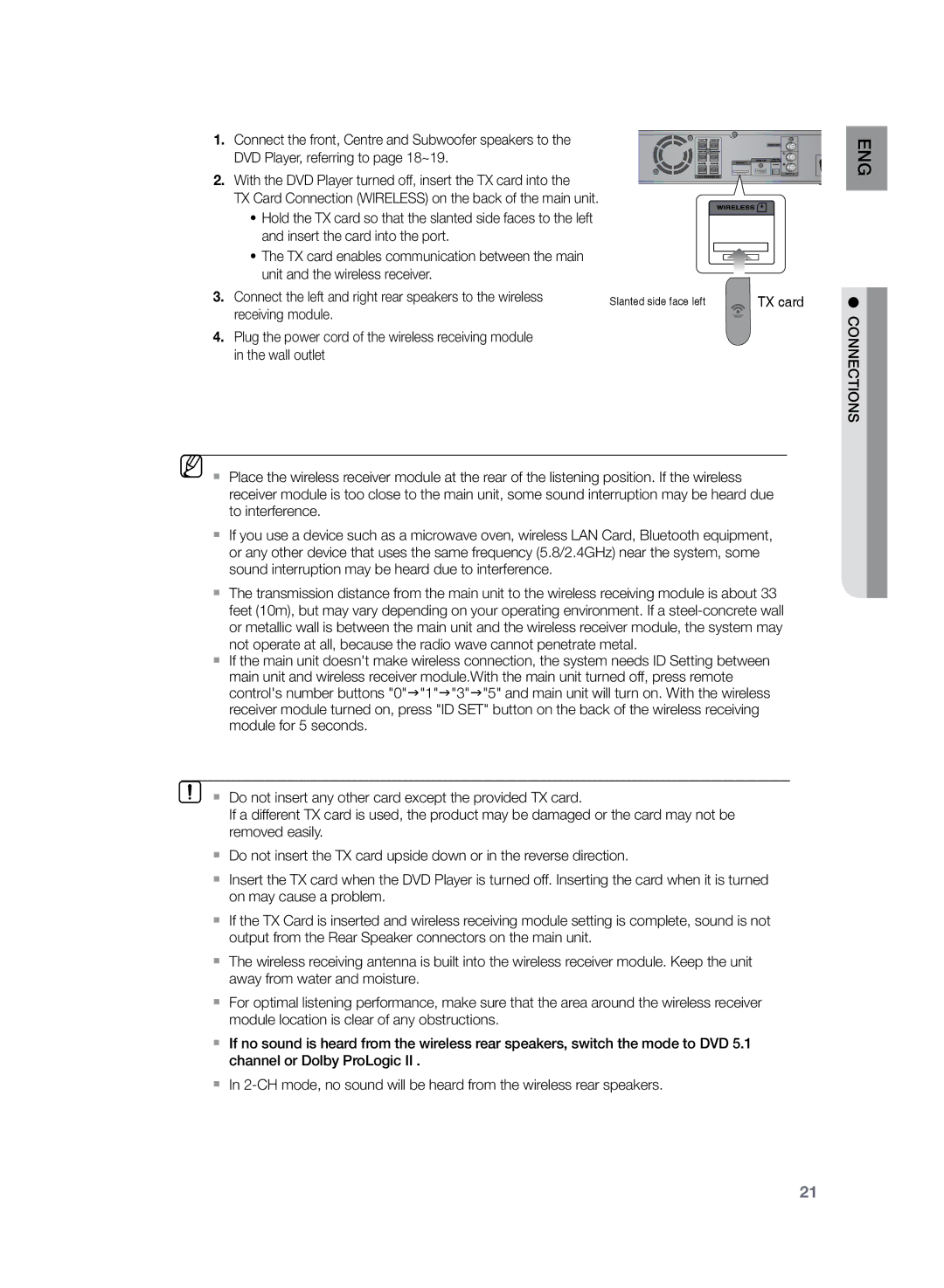 Samsung HT-Z220R/EDC, HT-TZ222R/EDC, HT-TZ225R/EDC, HT-Z220R/XEF, HT-TZ225R/XEF, HT-TZ222R/XEF, HT-Z220R/XET Receiving module 