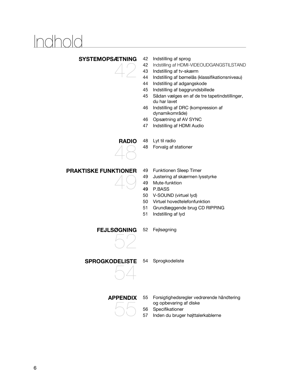 Samsung HT-X620T/XEE manual 49 P.BASS 