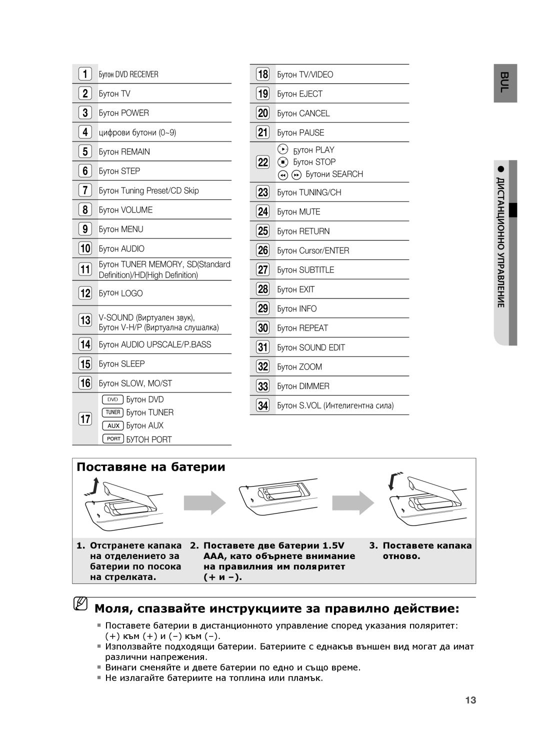 Samsung HT-X710T/EDC Definition/HDHigh Definition, Бутон Logo, Бутон Audio UPSCALE/P.BASS, Бутон Sleep, Бутон SLOW, MO/ST 