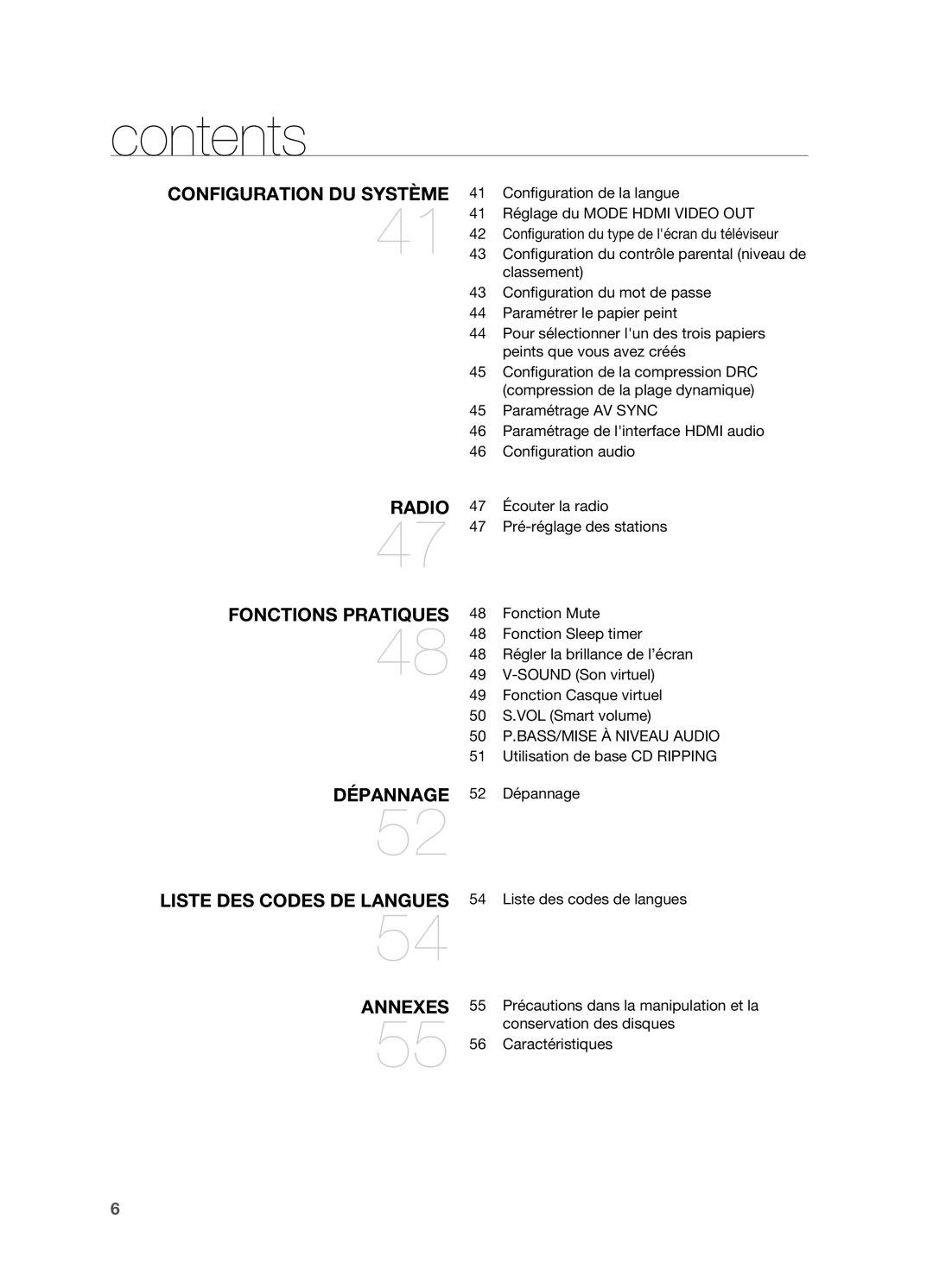 Samsung HT-X720GT/XEF, HT-X720T/XEF manual Contents 