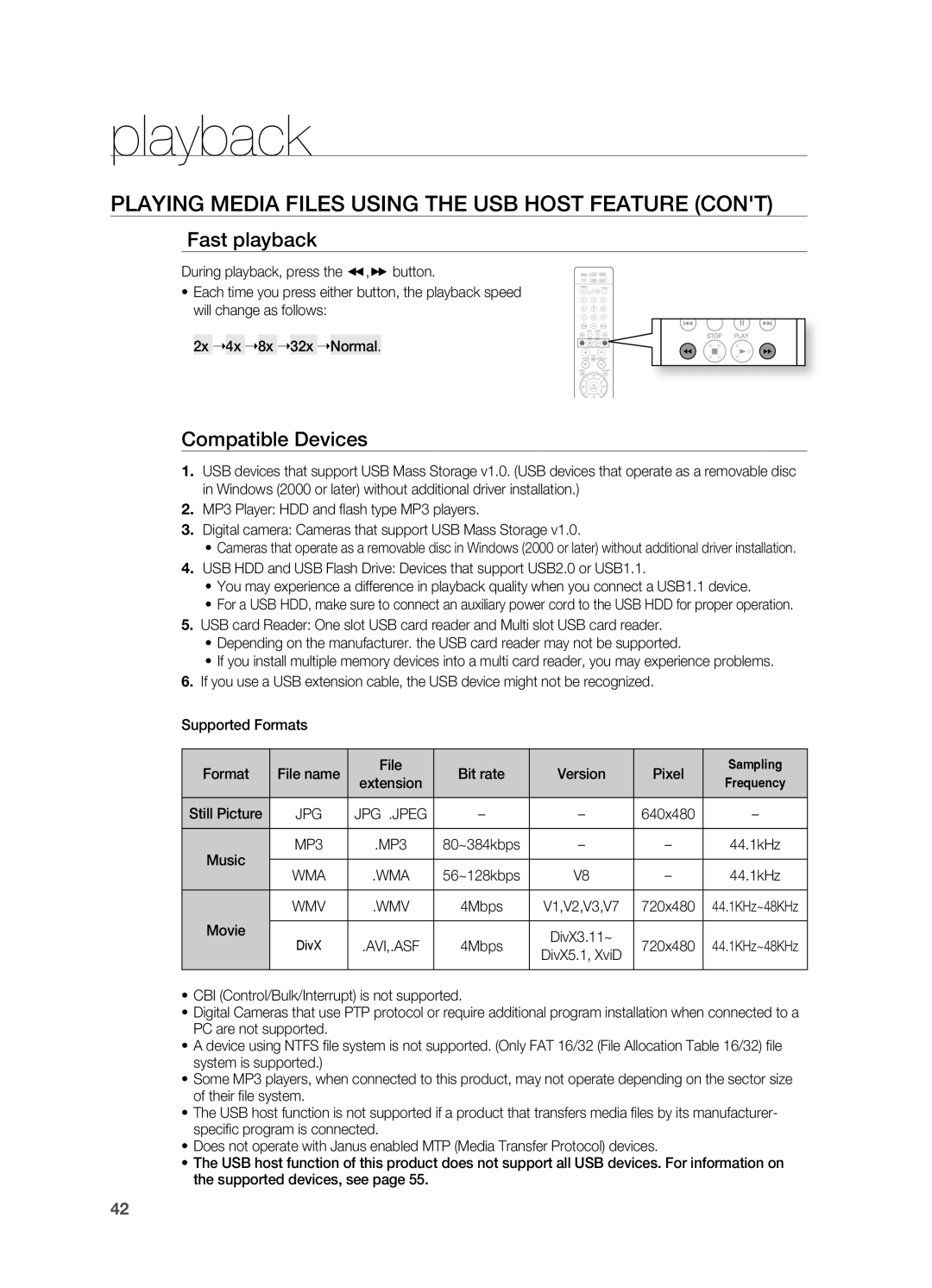 Samsung HT-X810 user manual Compatible Devices, Movie 