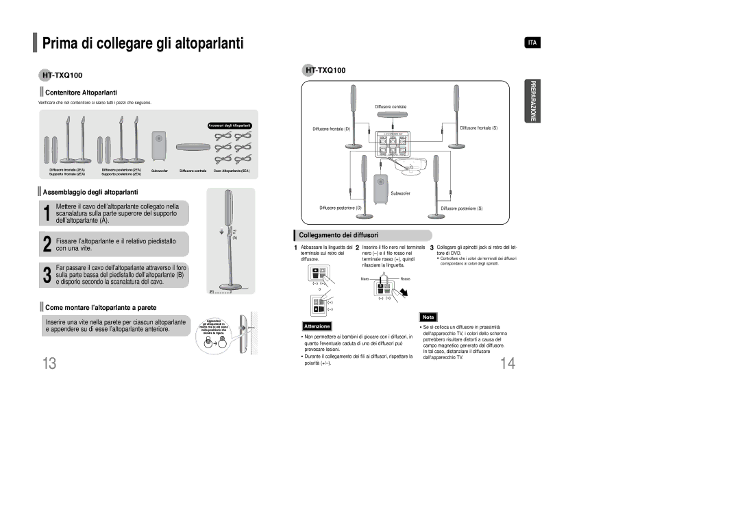 Samsung HT-XQ100T/XET, HT-XQ100R/ELS, HT-TXQ100R/ELS manual 