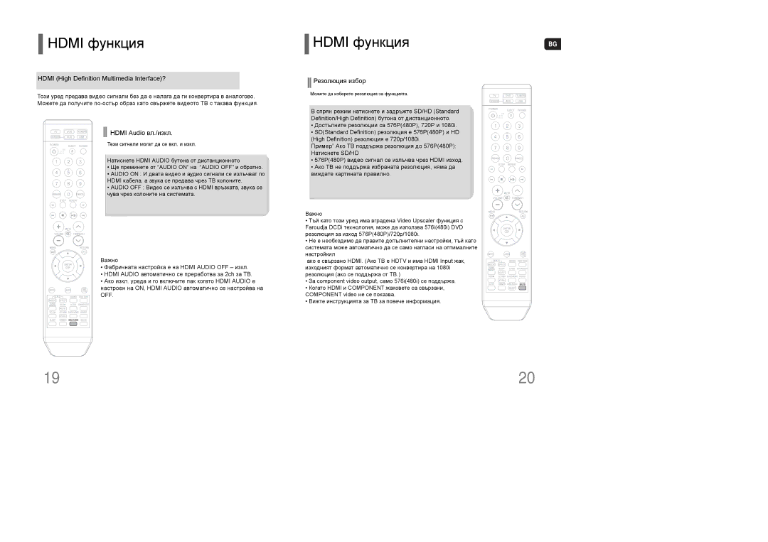 Samsung HT-XQ100T/XEF manual Hdmi Function, What is Hdmi High Definition Multimedia Interface?, Hdmi Audio ON/OFF function 