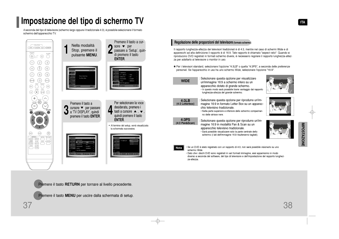 Samsung HT-Z110NT/XET, HT-Z110R/XET manual Nella modalità, Stop, premere il, Pulsante Menu 