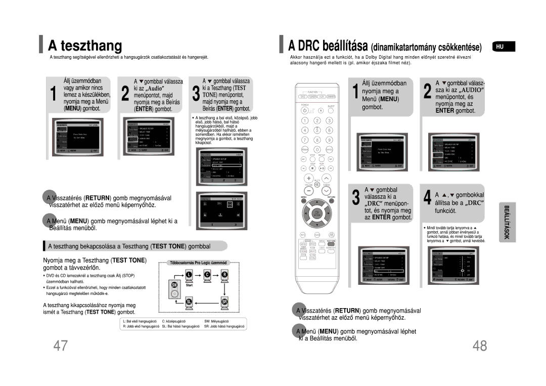 Samsung HT-Z110NT/EDC, HT-Z110R/EDC, HT-Z110NT/XET, HT-Z110R/XEO manual 