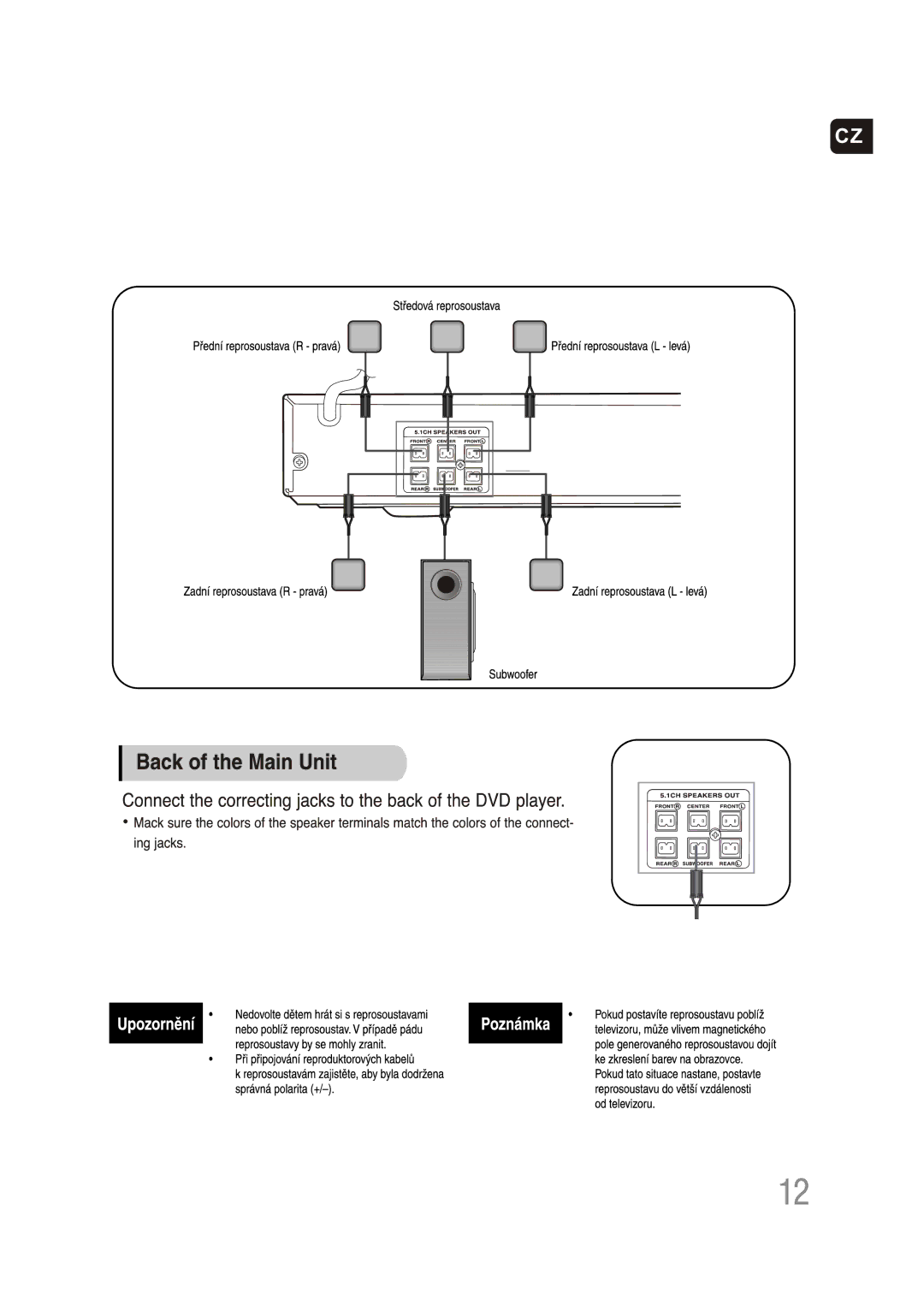 Samsung HT-Z110NT/EDC, HT-Z110R/EDC manual 