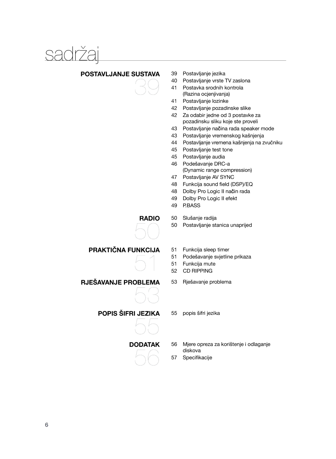 Samsung HT-Z120T/EDC manual 49 P.BASS, CD Ripping 