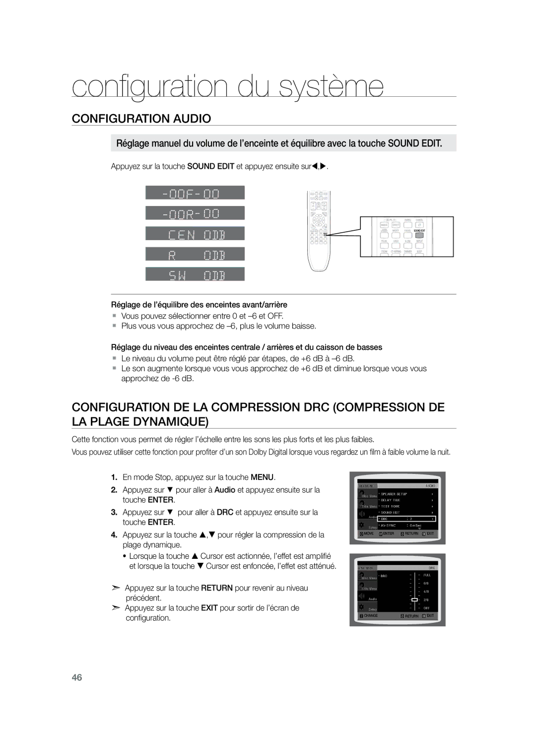 Samsung HT-Z120T/XEF manual Move Enter Return Exit Change 