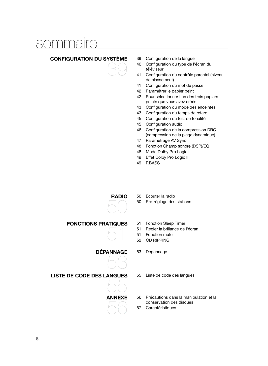 Samsung HT-Z120T/XEF manual 49 P.BASS, CD Ripping 