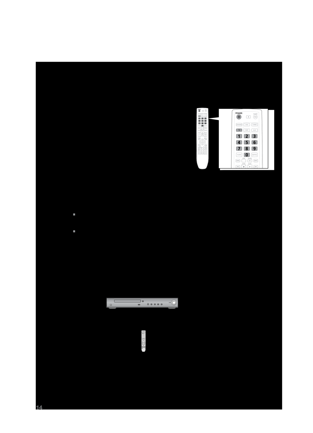 Samsung HT-Z221 user manual Setting the Remote Control, When operating a TV with the remote control 