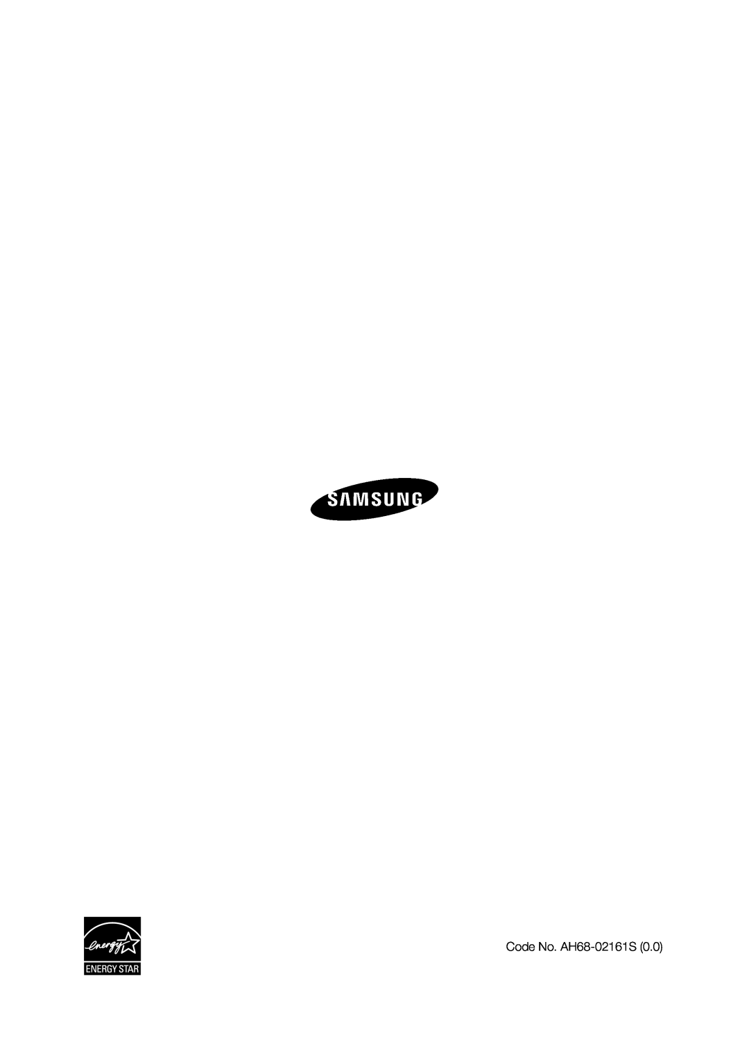 Samsung HT-Z221 user manual Code No. AH68-02161S0.0 