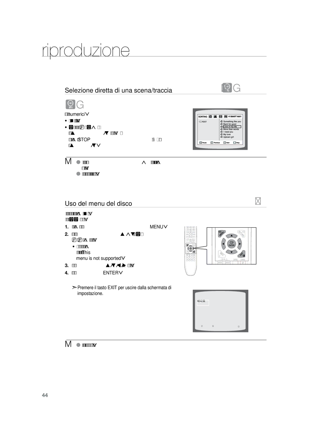 Samsung HT-Z320R/XEF, HT-Z320R/XET manual Uso del menu del disco 