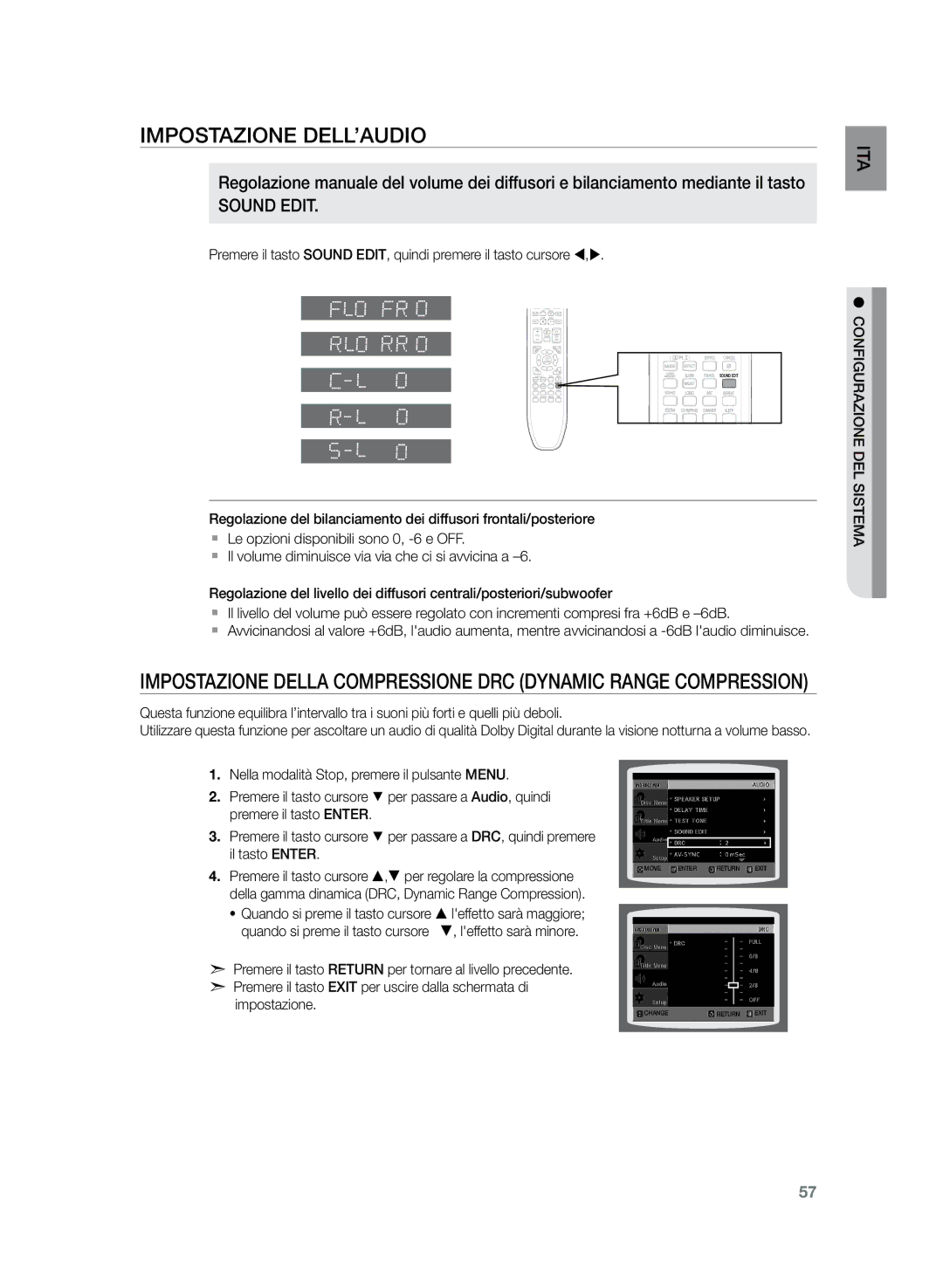 Samsung HT-Z320R/XET, HT-Z320R/XEF manual Sound Edit 