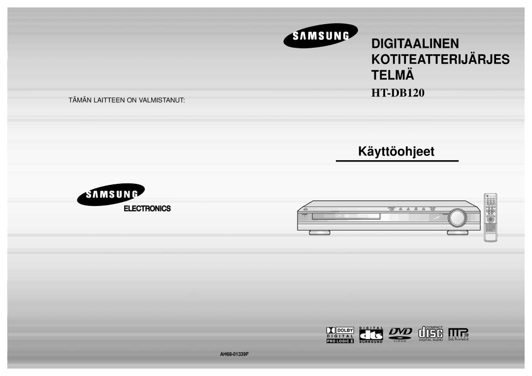 Samsung HTDB120TH/EDC manual AH68-01339F 