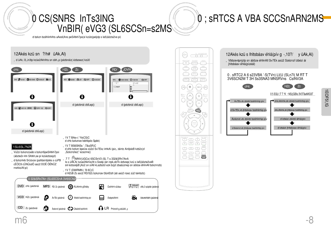 Samsung HTDB1350RH/ELS Lemezre vonatkozó információk megjelenítése, Hátralevô idô ellenôrzése, Nyomja meg az Info gombot 