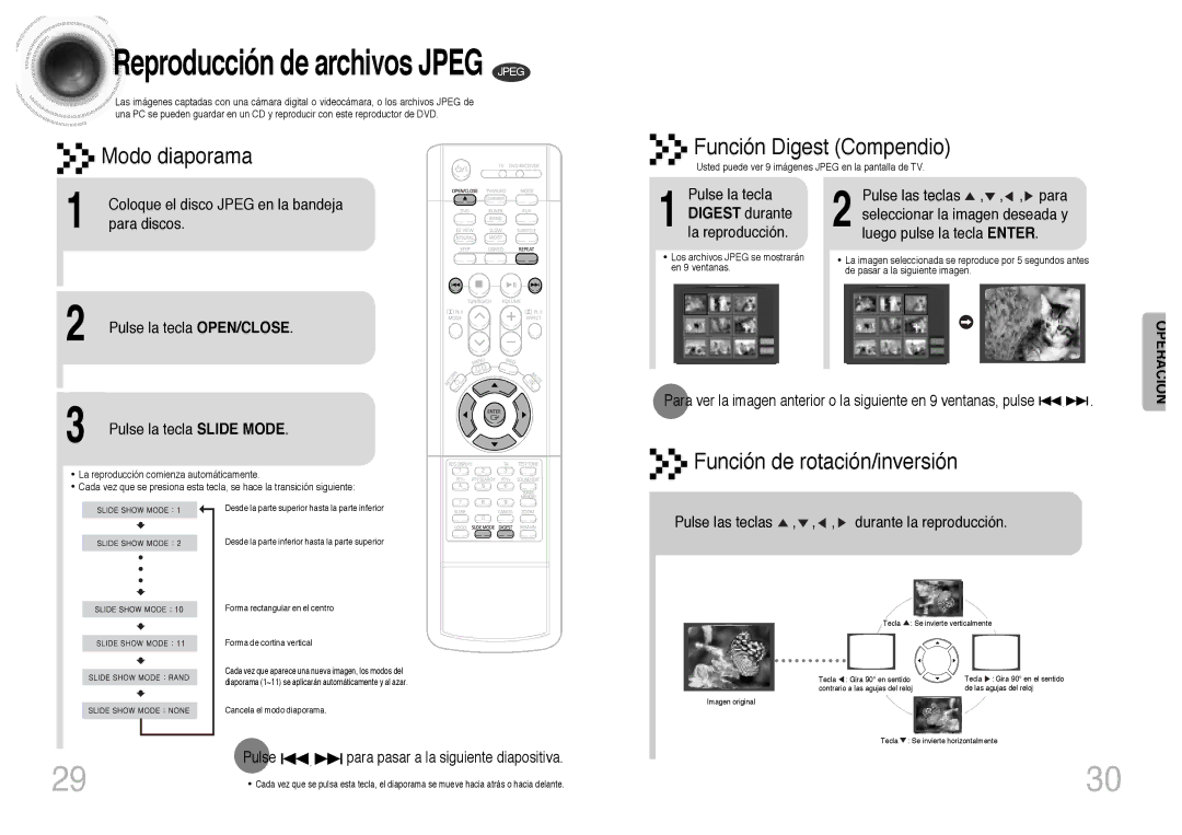 Samsung HTDB300RH/EDC, HT-DB300 manual Digest durante 