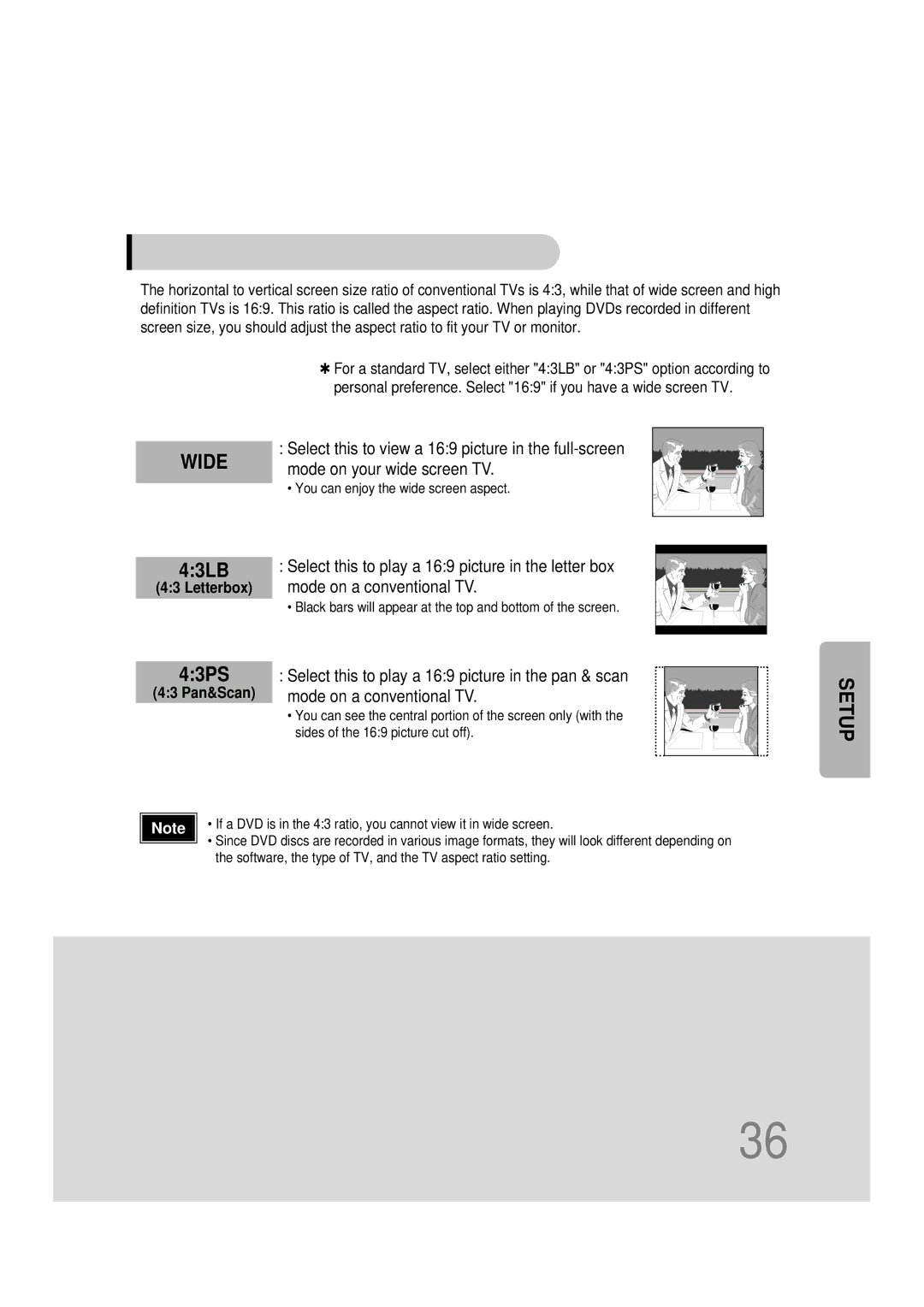 Samsung HTDB390RH/ELS manual Letterbox, 43 Pan&Scan 