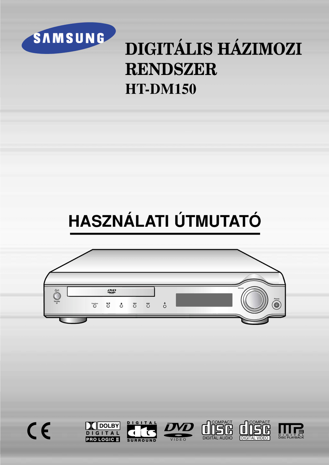 Samsung HTDM150RH/EDC manual Digitális Házimozi Rendszer 