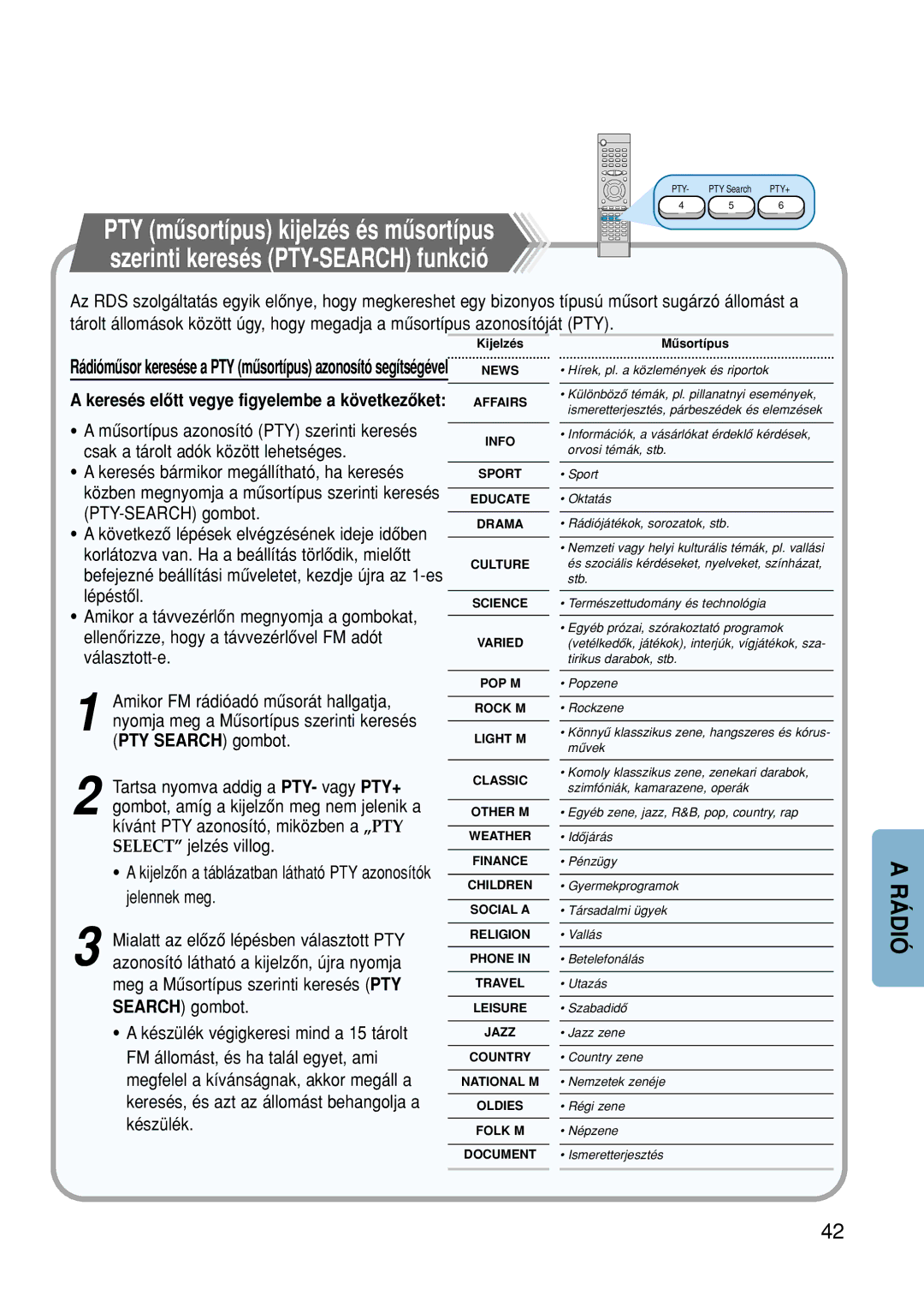 Samsung HTDM150RH/EDC manual Keresés elôtt vegye figyelembe a következôket 