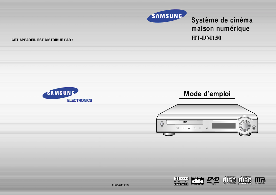 Samsung HTDM150RH/EDC, HTDM150RH/ELS manual Système de cinéma maison numérique 