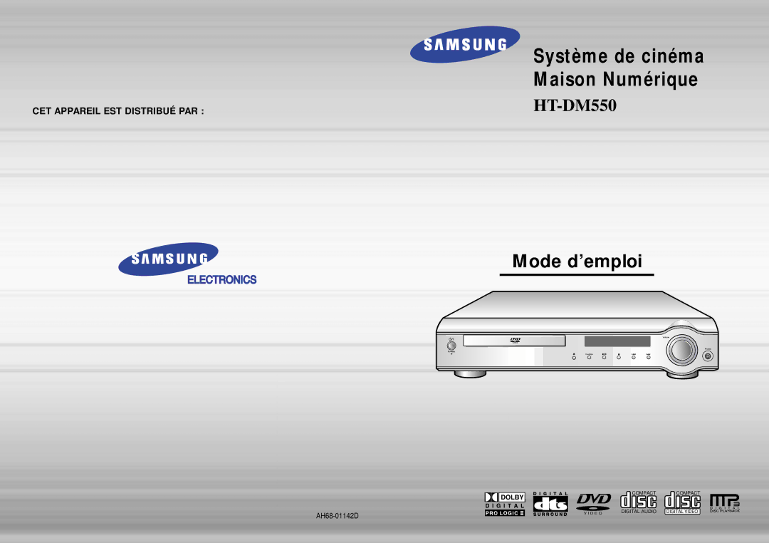 Samsung HTDM550RH/EDC, HTDM550RH/ELS manual AH68-01142D 