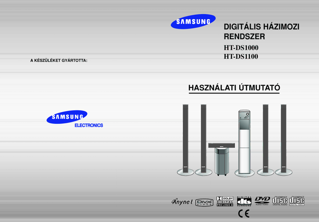 Samsung HTDS100RH/ELS, HTDS100B/EDC, HTDS100RH/EDC, HTDS100RH/XFO manual Digitális Házimozi Rendszer 