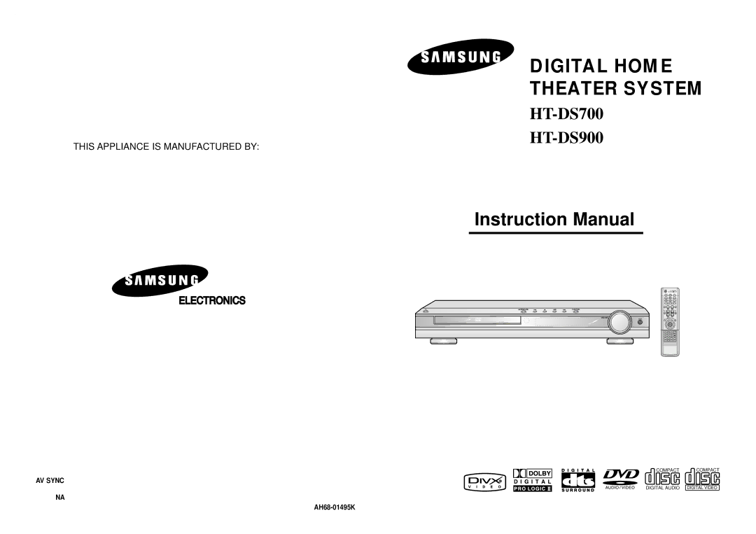 Samsung HTDS700TH/FES manual AH68-01495K 