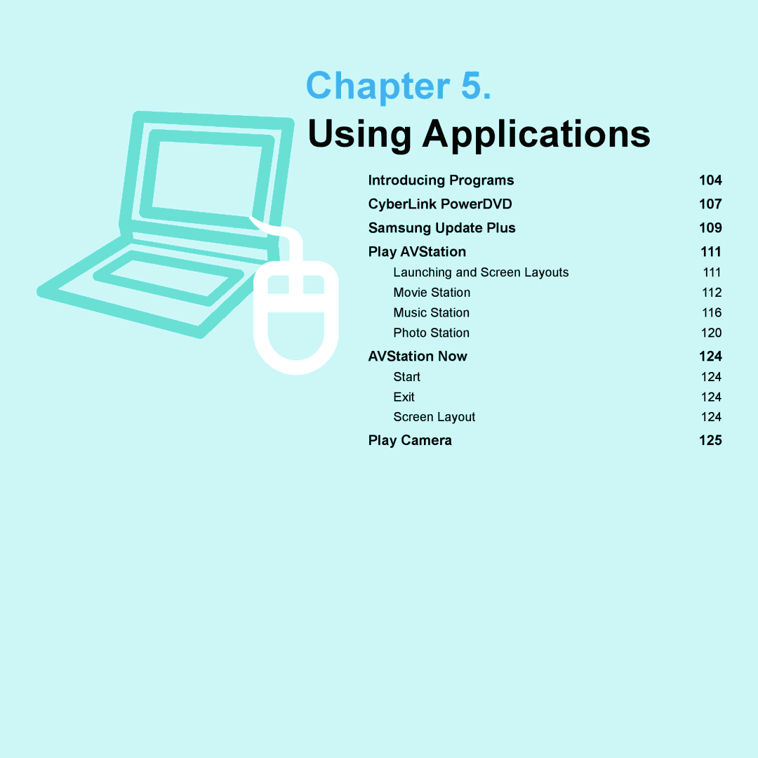 Samsung HTQ45, Q46 manual Using Applications 