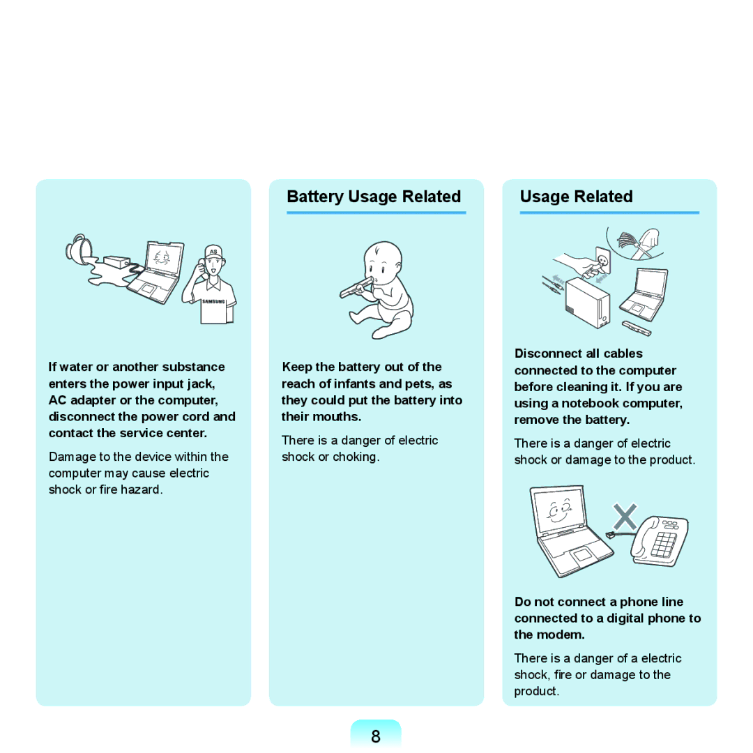 Samsung Q46, HTQ45 manual Battery Usage Related 