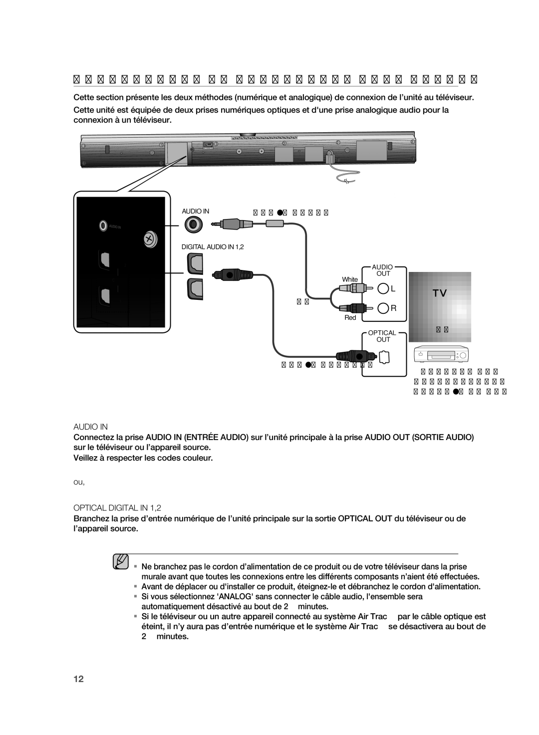 Samsung HW-D350/ZF manual BrAnCHemenT De LenSemBLe HOme CinÉmA, AuDio 