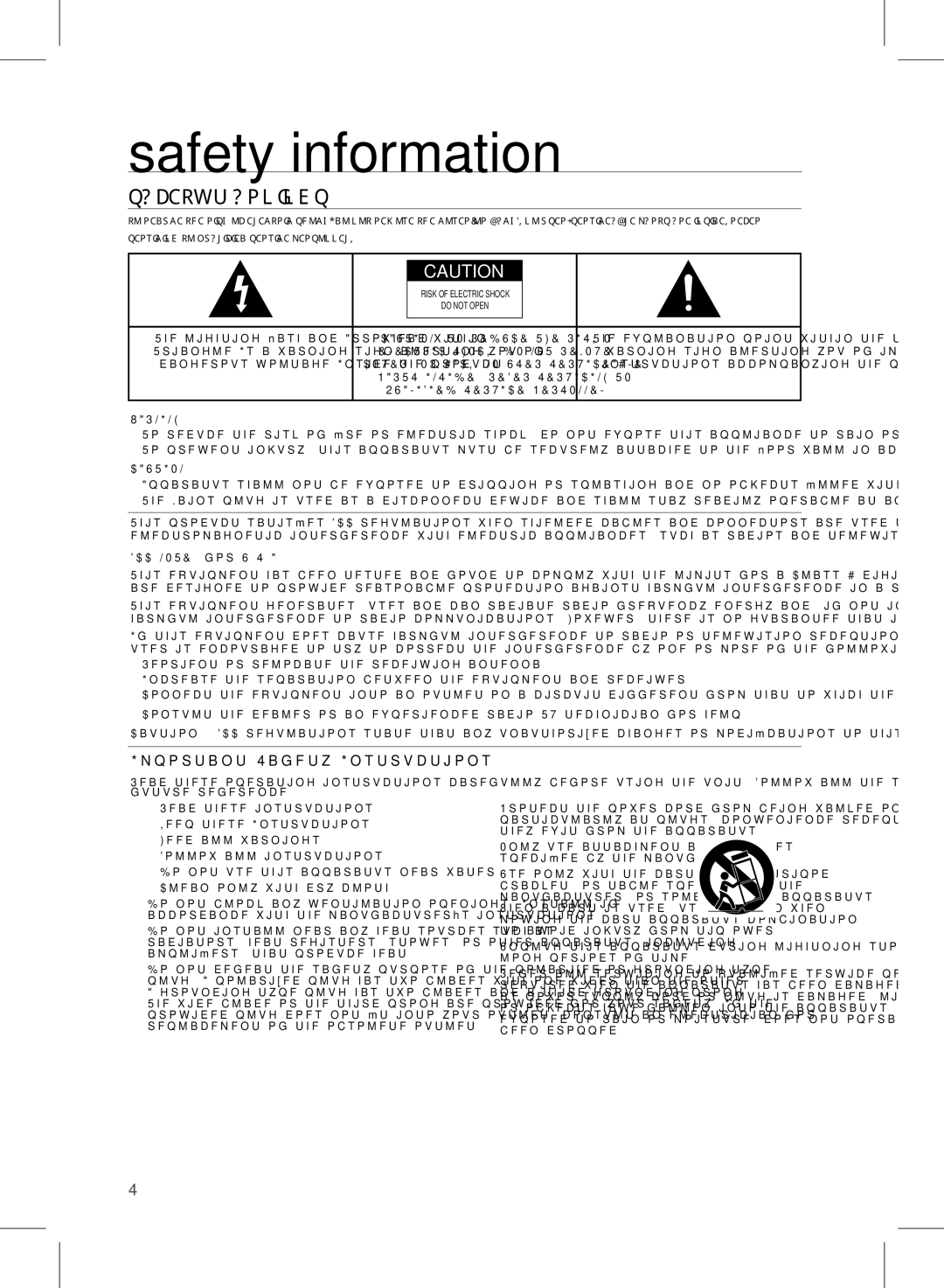 Samsung HW-D551, HW-D550 user manual Safety information, Safety Warnings, Important Safety Instructions 