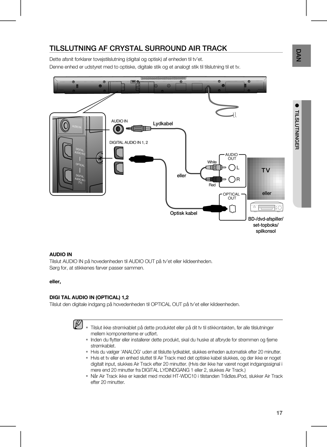 Samsung HW-D570/XE manual Audio 