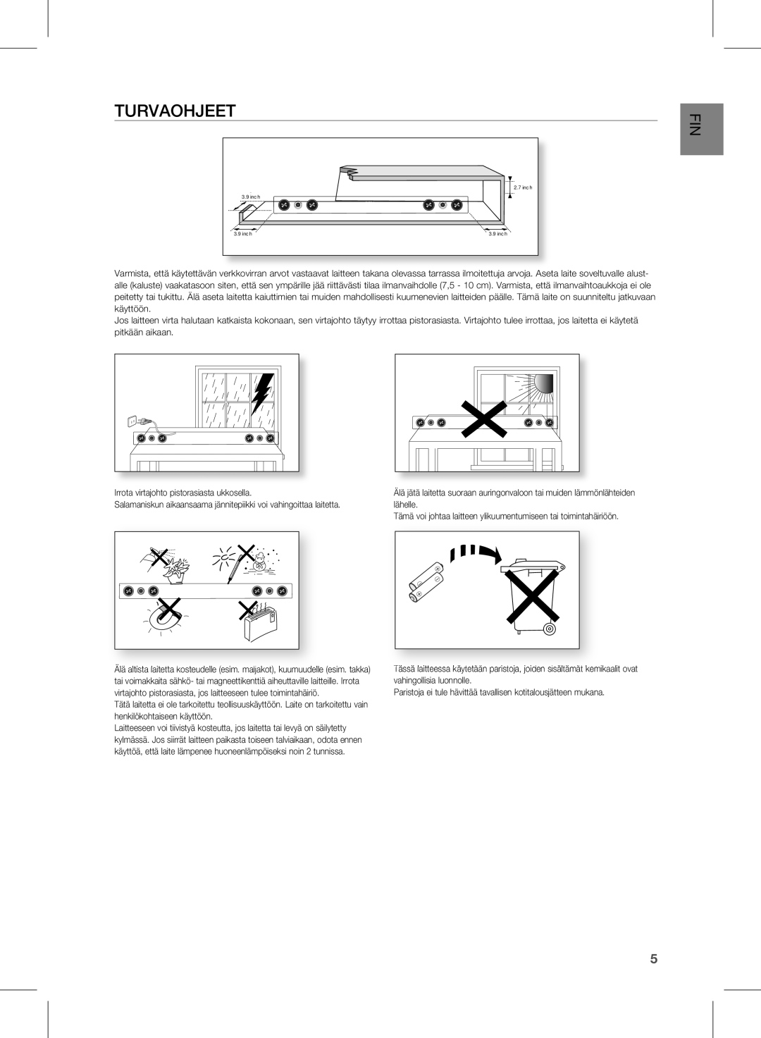 Samsung HW-D570/XE manual TurvAoHjeeT 