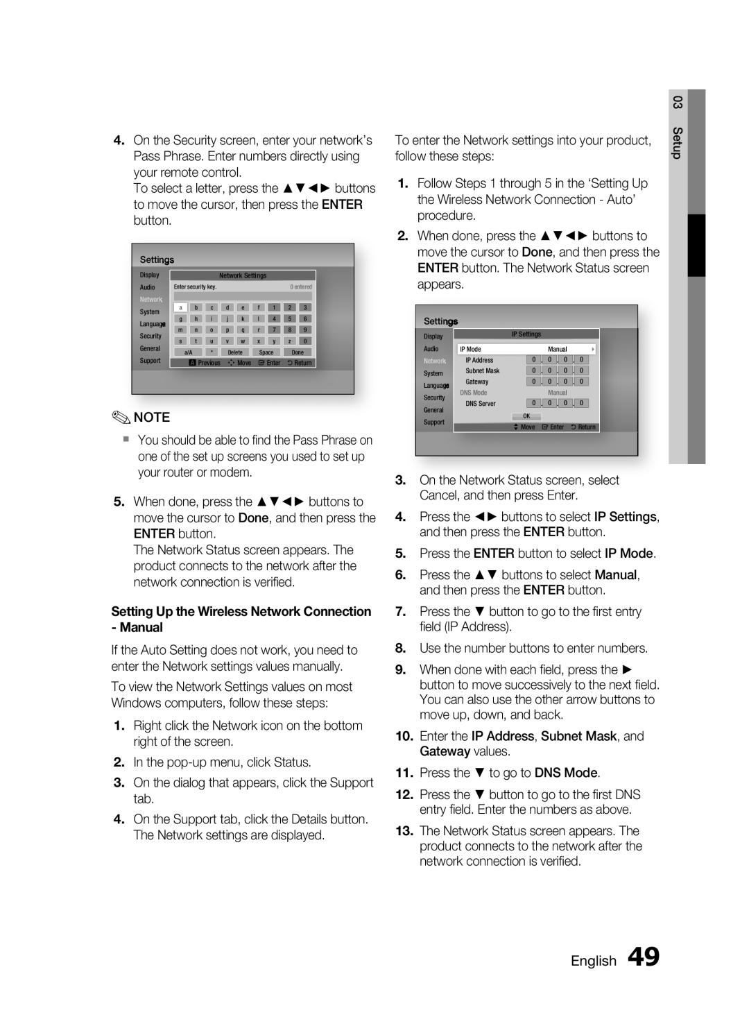 Samsung HW-D7000 user manual follow these steps 