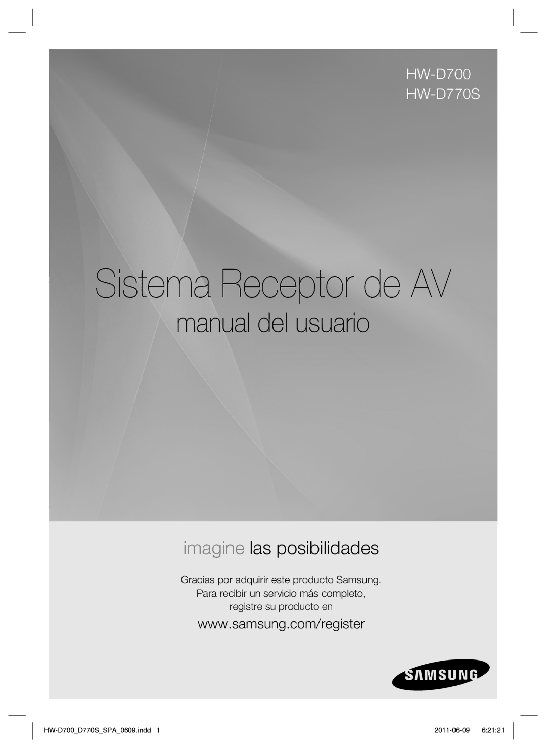 Samsung HW-D700/EN manual Sistema Receptor de AV 