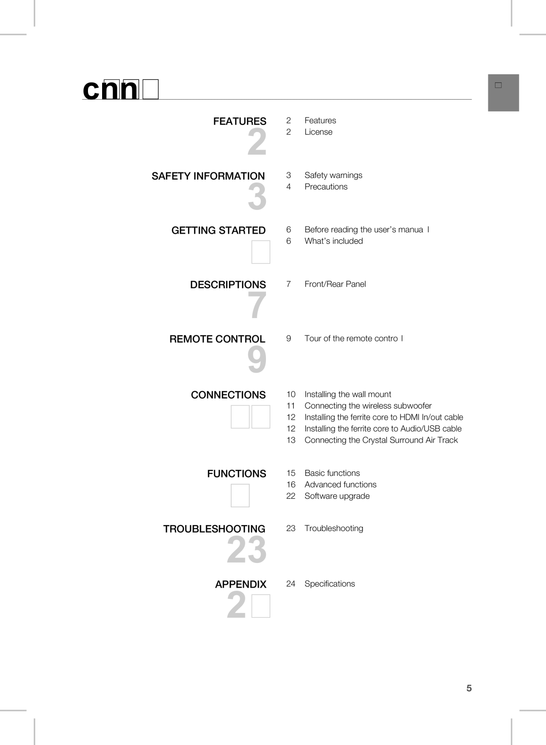 Samsung HW-E450C user manual Contents 