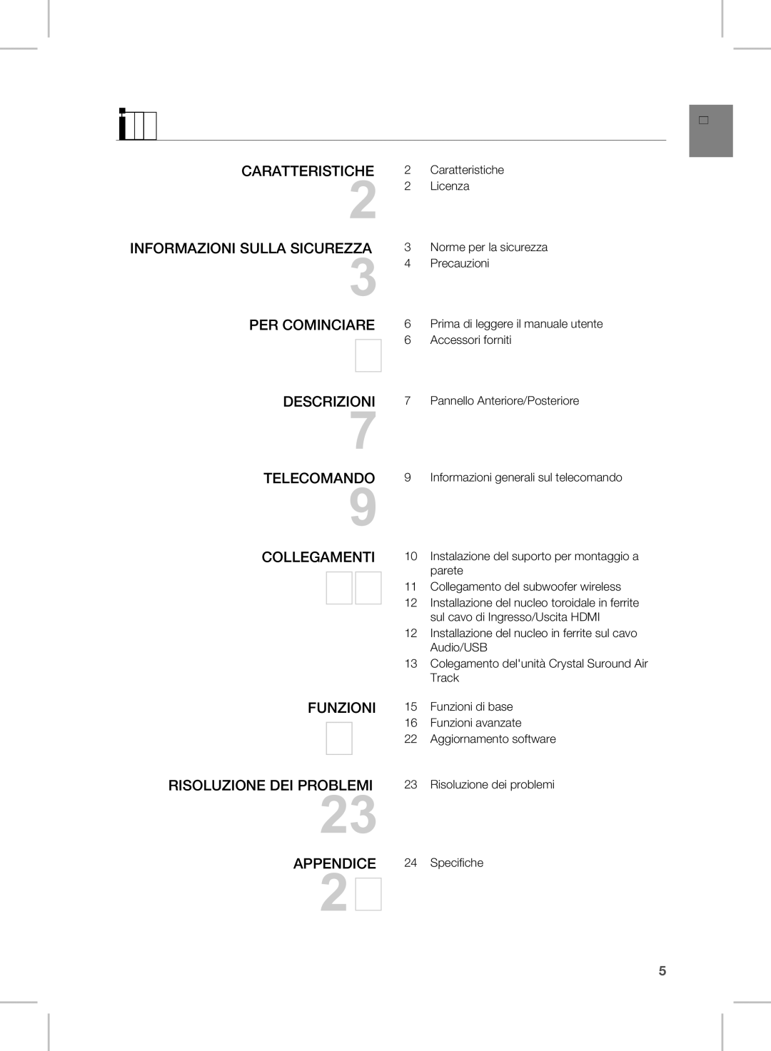 Samsung HW-E450/ZF manual Sommario 