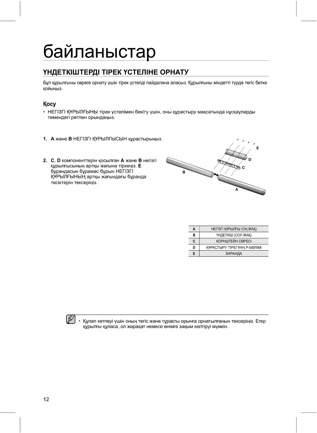 Samsung HW-E551/RU, HW-E550/RU manual ԚɇȾȿɌɄȱɒɌȿɊȾȱɌȱɊȿɄԚɋɌȿɅȱɇȿɈɊɇȺɌɍ, Ԕɨɫɭ 