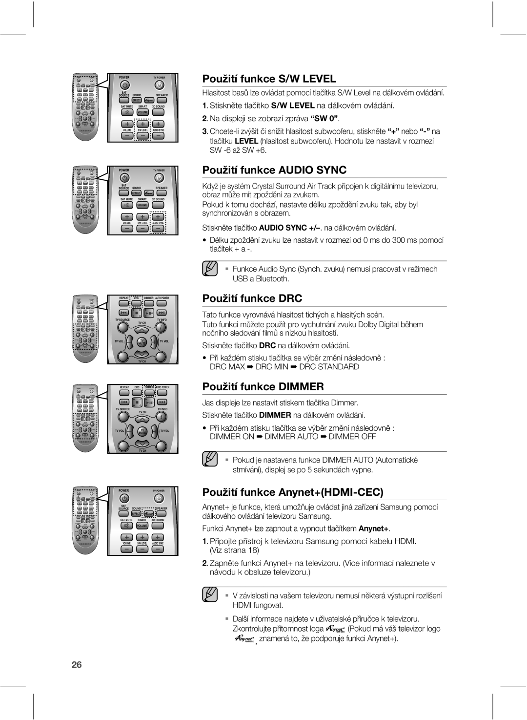 Samsung HW-E551/EN manual 1PVäJUÓGVOLDF48-&7, 1PVäJUÓGVOLDF6%*04/$, 1PVäJUÓGVOLDF%3$, 1PVäJUÓGVOLDF%*..&3 