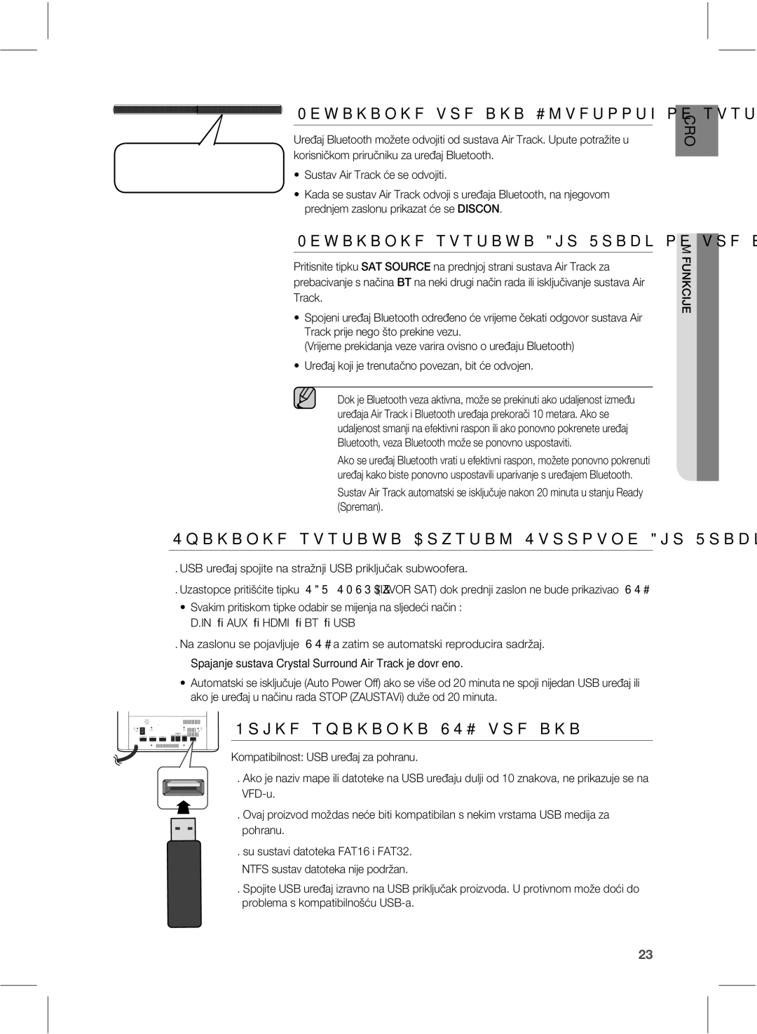 Samsung HW-E551/EN manual 1SJKFTQBKBOKB64#VSFçBKB, 7SJKFNFQSFLJEBOKBWFFWBSJSBPWJTOPPVSFĄBKV#MVFUPPUI, Qpisbov 