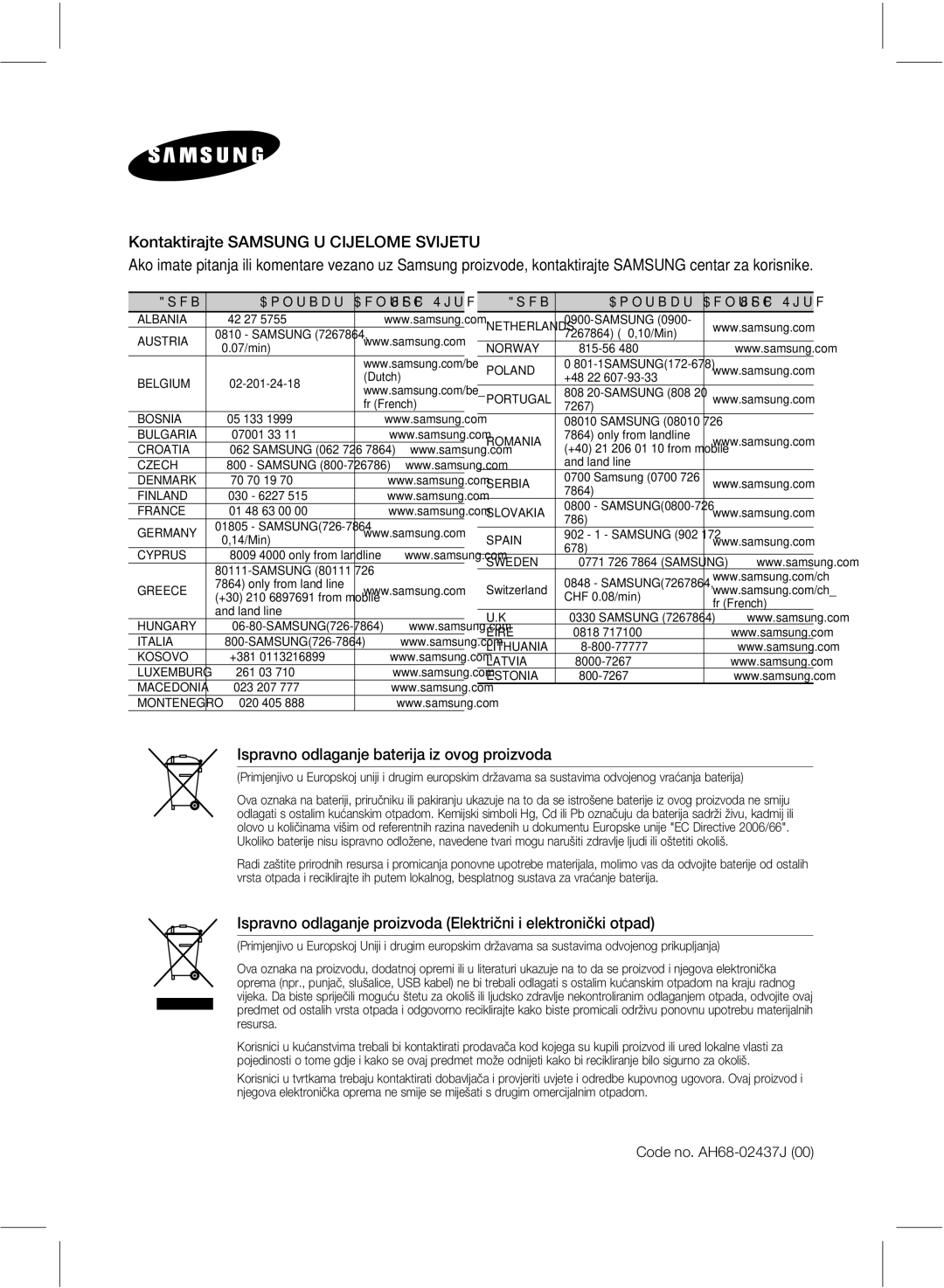 Samsung HW-E551/EN manual $PefOp+ , 8FC4JUF 