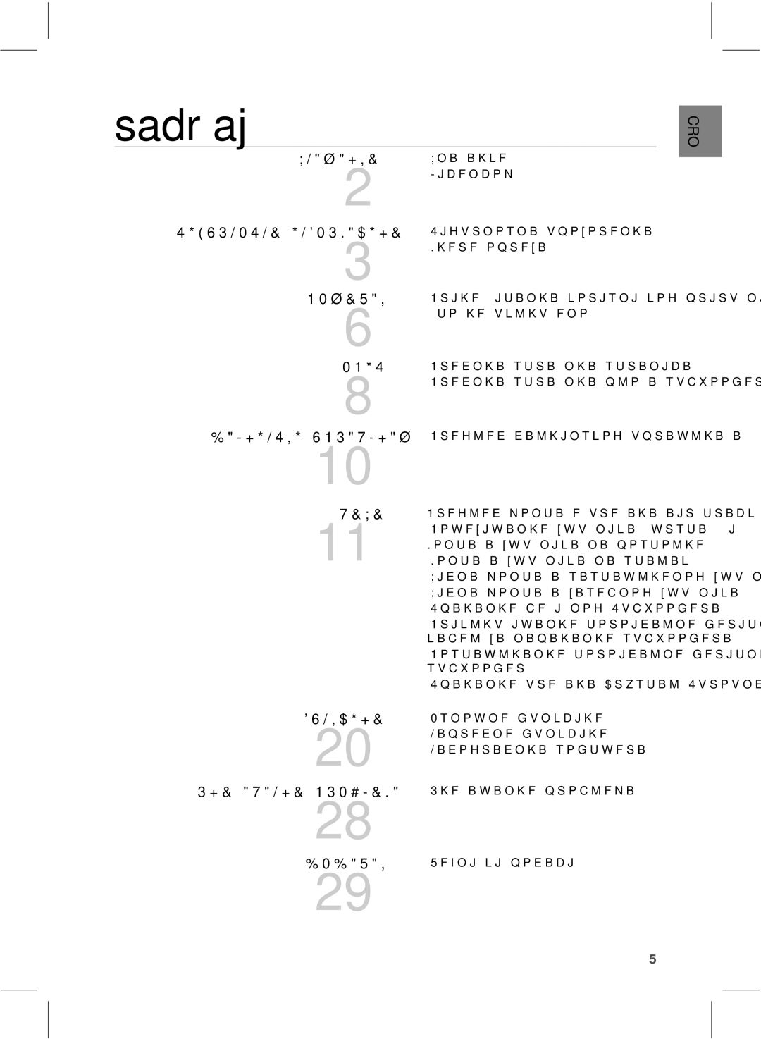 Samsung HW-E551/EN manual Sadržaj 