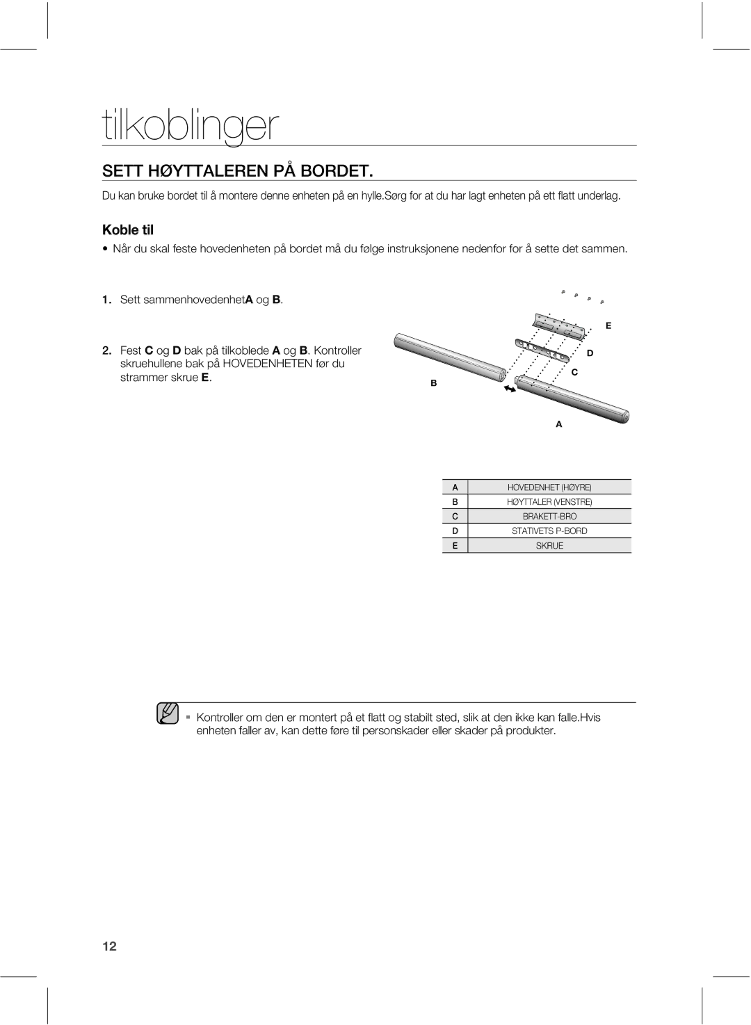 Samsung HW-E551/XE manual 5555-&3&/1¯#03%&5,  4FUUTBNNFOIPWFEFOIFUPH# 