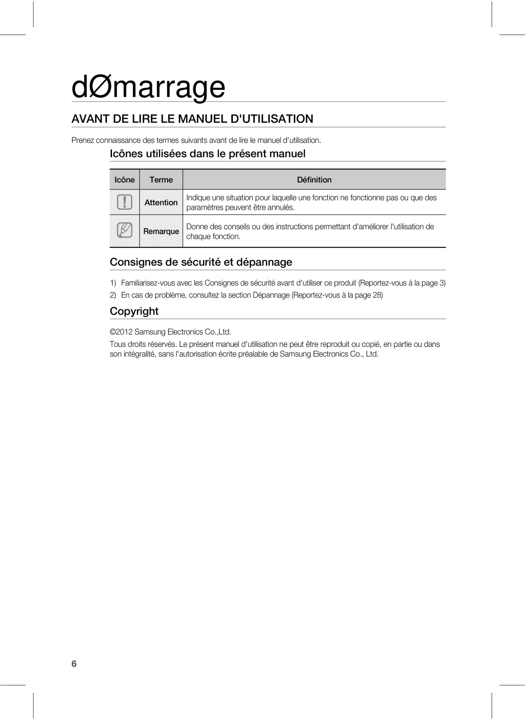 Samsung HW-E551/ZF Démarrage, %&-*3&-&./6&-%h65*-*45*0, 5FSNF, QbsbnòusftQfvwfouÐusfBoovmït, DibrvfGpodujpo 