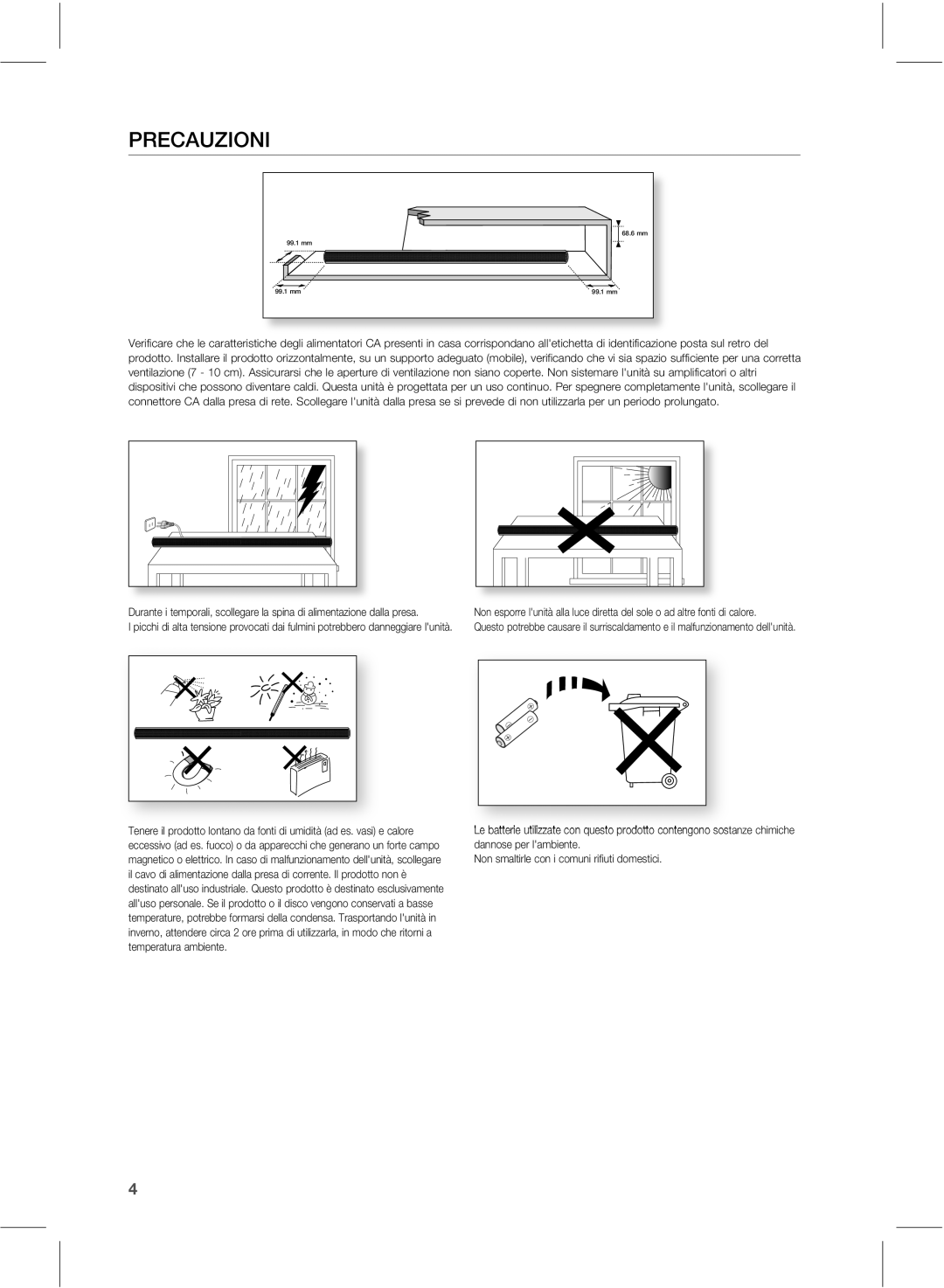 Samsung HW-E551/ZF manual 13&$6*0, UfnqfsbuvsbBncjfouf, PoTnbmujsmfDpoJDpnvojSjgjvujEpnftujdj 