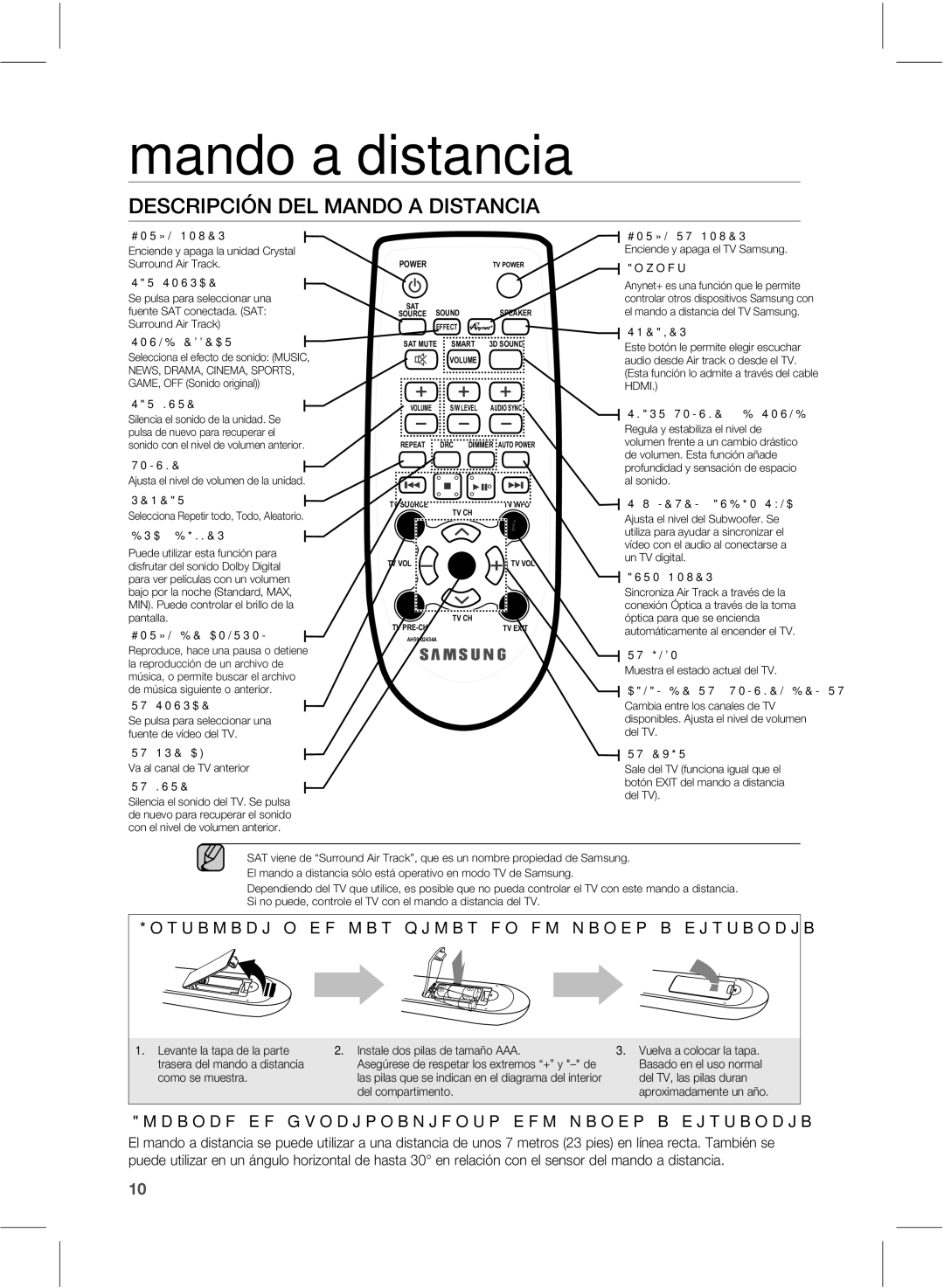 Samsung HW-E551/ZF manual Mando a distancia, $3*1$*»/%&-./%0%*45/$ 