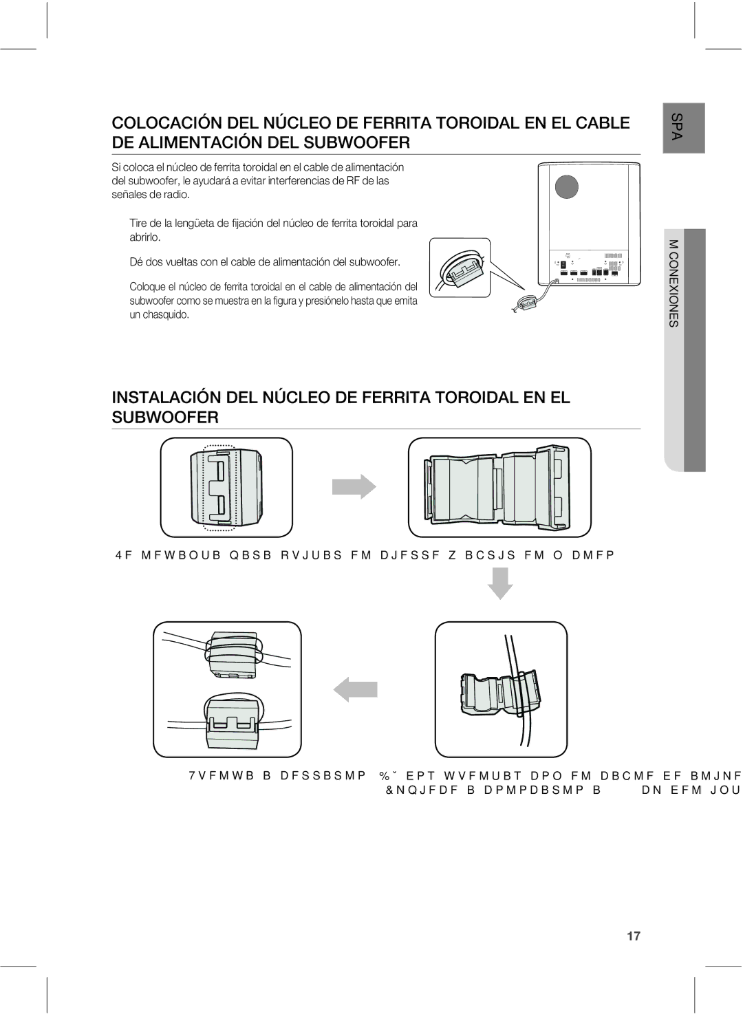 Samsung HW-E551/ZF manual 45-$*»/%&-/Á$-&0%&&33*55030*%-&/&- 46#800&3, VoDibtrvjep 