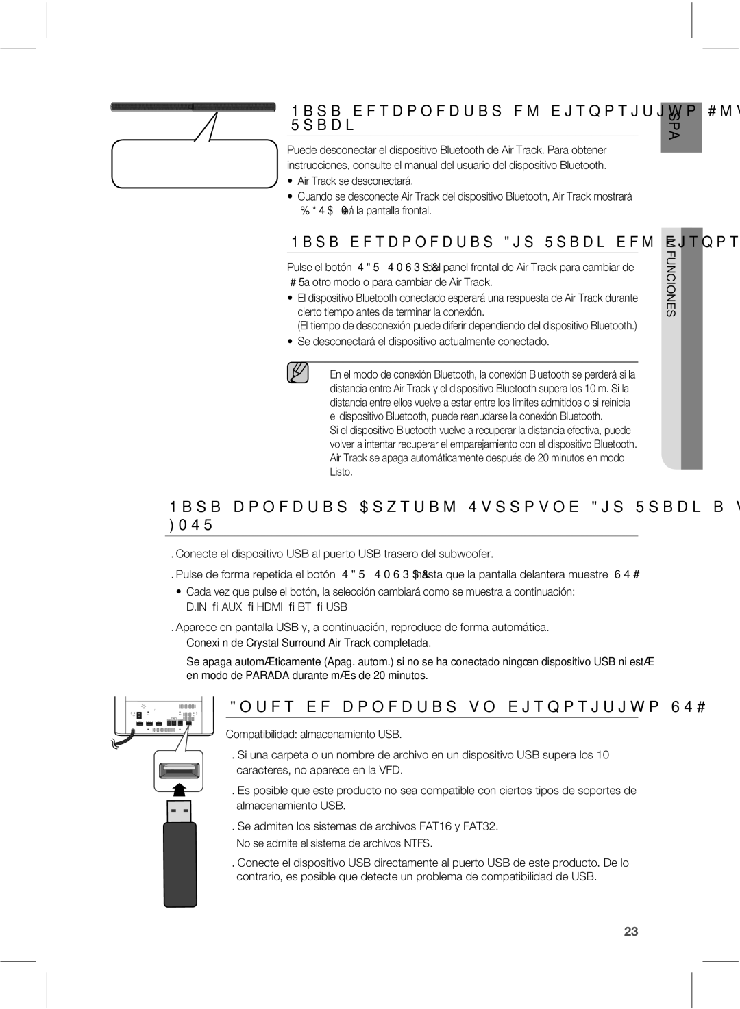 Samsung HW-E551/ZF OUFTEFDPOFDUBSVOEJTQPTJUJWP64#, JS5SBDLTFEFTDPOFDUBSÈ, $PNQBUJCJMJEBEBMNBDFOBNJFOUP64# 